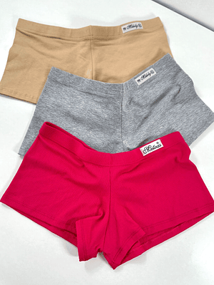 3 Pantaleta De Algodón Peruano Mixto #106