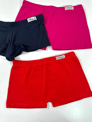 3 Pantaleta De Algodón Peruano Mixta #107