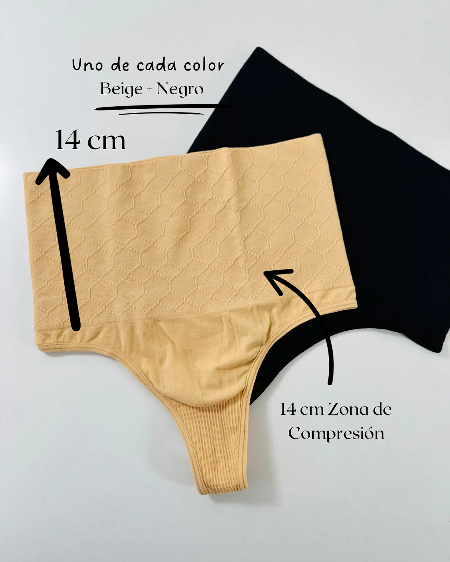 2 COLALESS TIRO ALTO CONTROL/ REDUCTOR  DE ABDOMEN #615 3