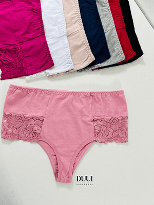 4 COLALESS DE ALGODON Y ENCAJE #214