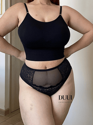 4 COLALESS CULOTTE ENCAJE #9081