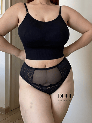 4 COLALESS CULOTTE ENCAJE #9081