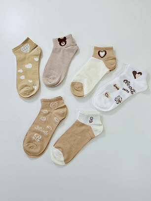 12 PARES DE CALCETINES ALGODÓN #192