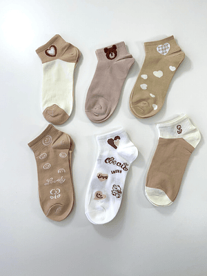 12 PARES DE CALCETINES ALGODÓN #192