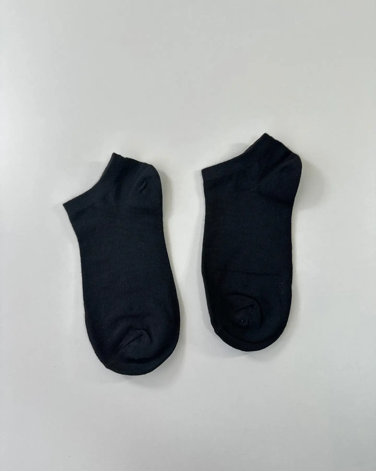 12 PARES DE CALCETINES TOBILLEROS ALGODÓN Y BAMBU  NEGRO #011 3