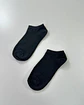 12 PARES DE CALCETINES TOBILLEROS ALGODÓN Y BAMBU  NEGRO #011 - Miniatura 4