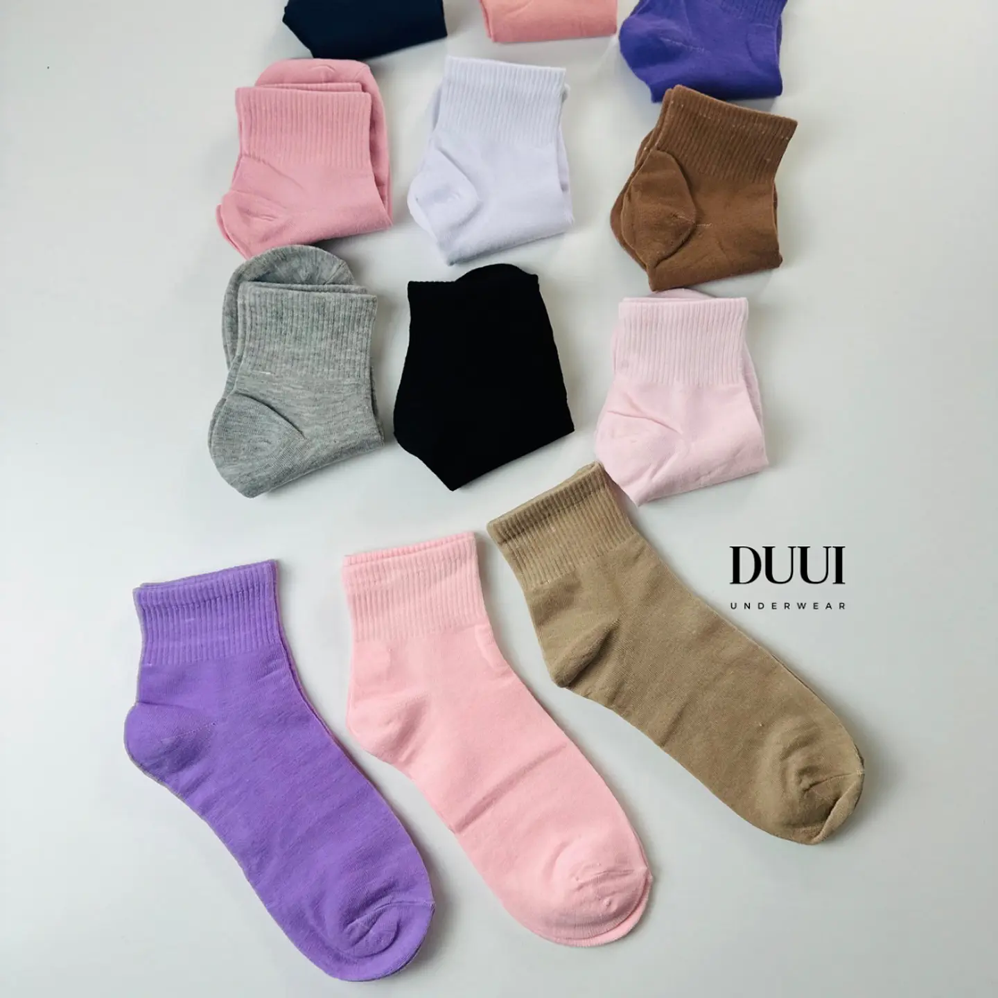 12 PARES DE CALCETINES ALGODON Y BAMBÚ #W02 4