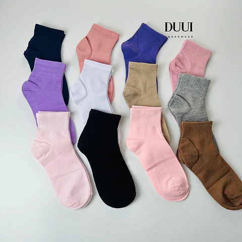 12 PARES DE CALCETINES ALGODON Y BAMBÚ #W02