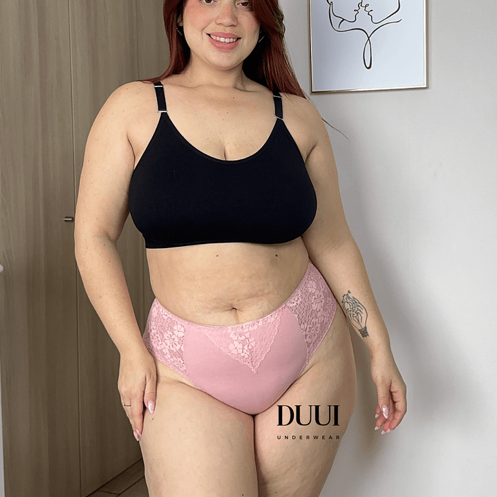 4 COLALESS DE ALGODON Y ENCAJE #424 6