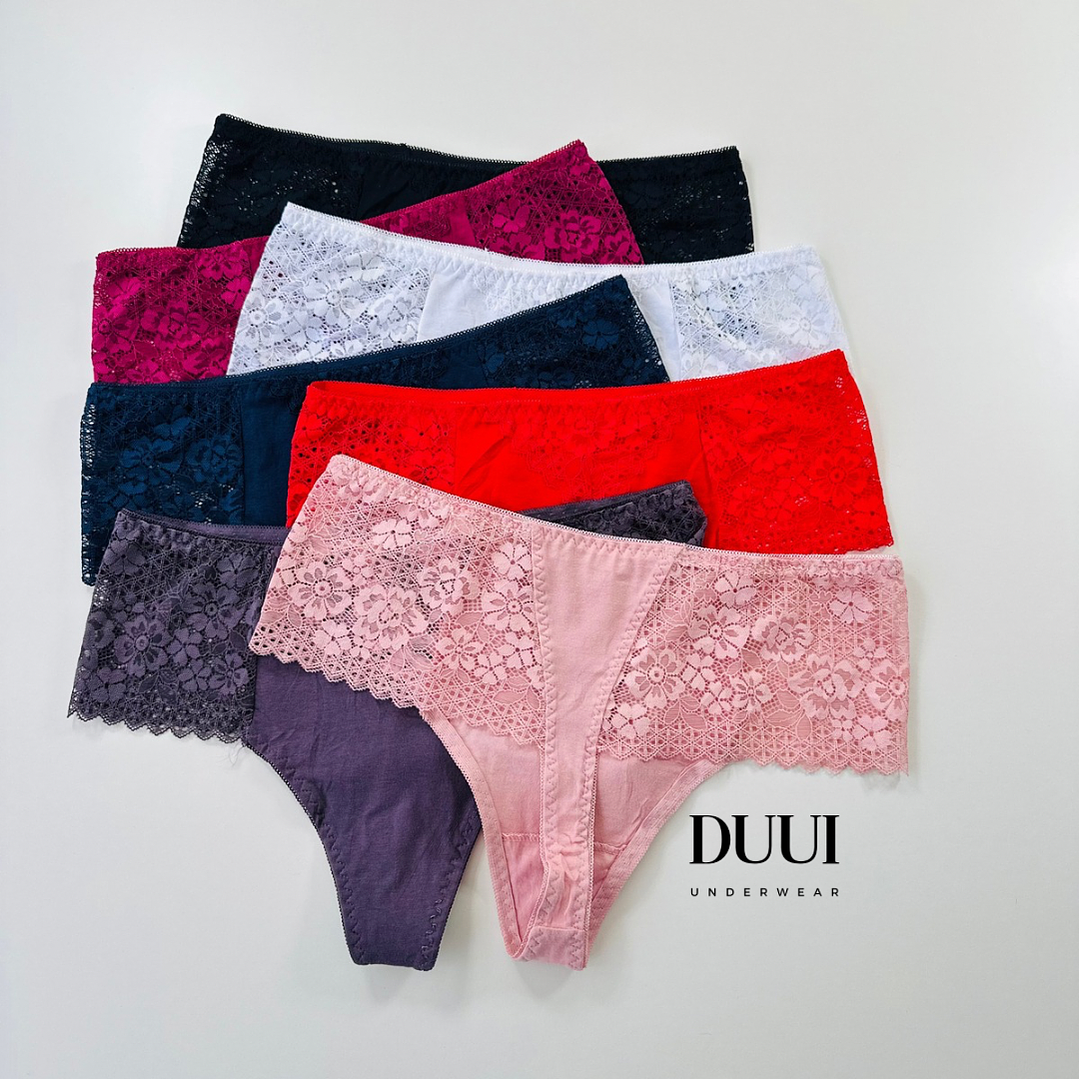 4 COLALESS DE ALGODON Y ENCAJE #424 2