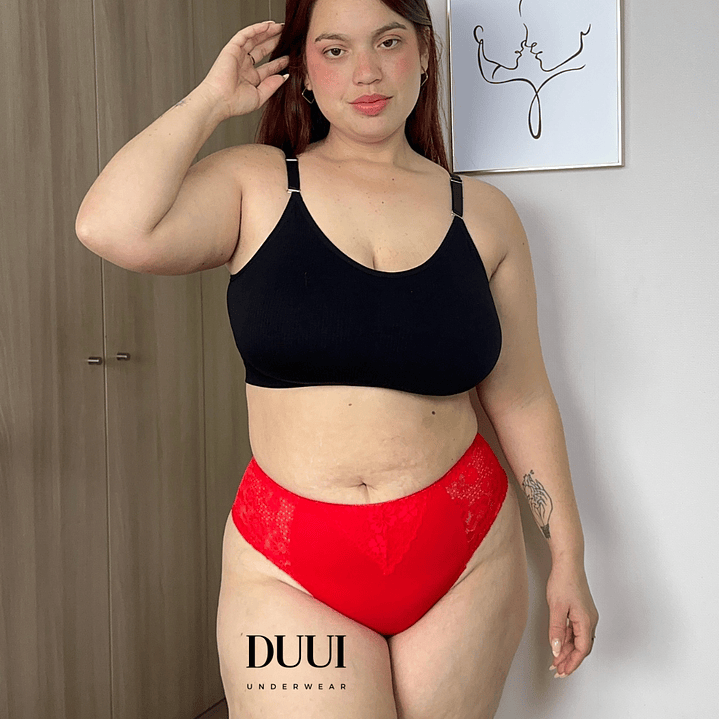 4 COLALESS DE ALGODON Y ENCAJE #424 4