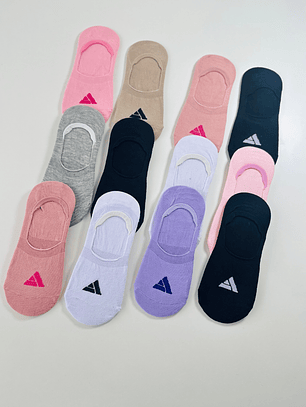 12 PARES DE CALCETINES INVISIBLES PANCHITA #211