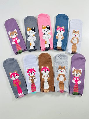 12 PARES DE CALCETINES DISEÑOS #456