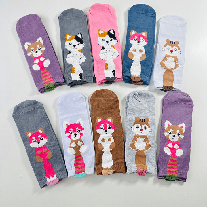 12 PARES DE CALCETINES DISEÑOS #456 2