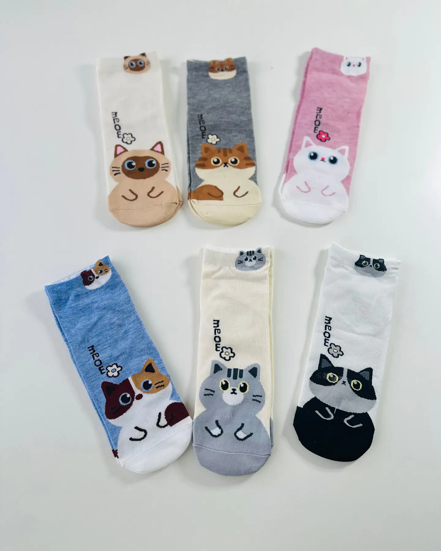 12 PARES DE CALCETINES DISEÑOS #457 1