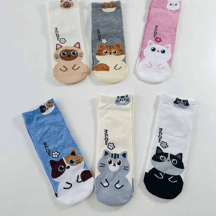 12 PARES DE CALCETINES DISEÑOS #457 2