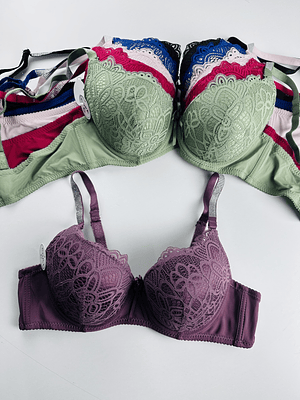 2 SOSTENES ENCAJE Y BRILLO COPA C #1137