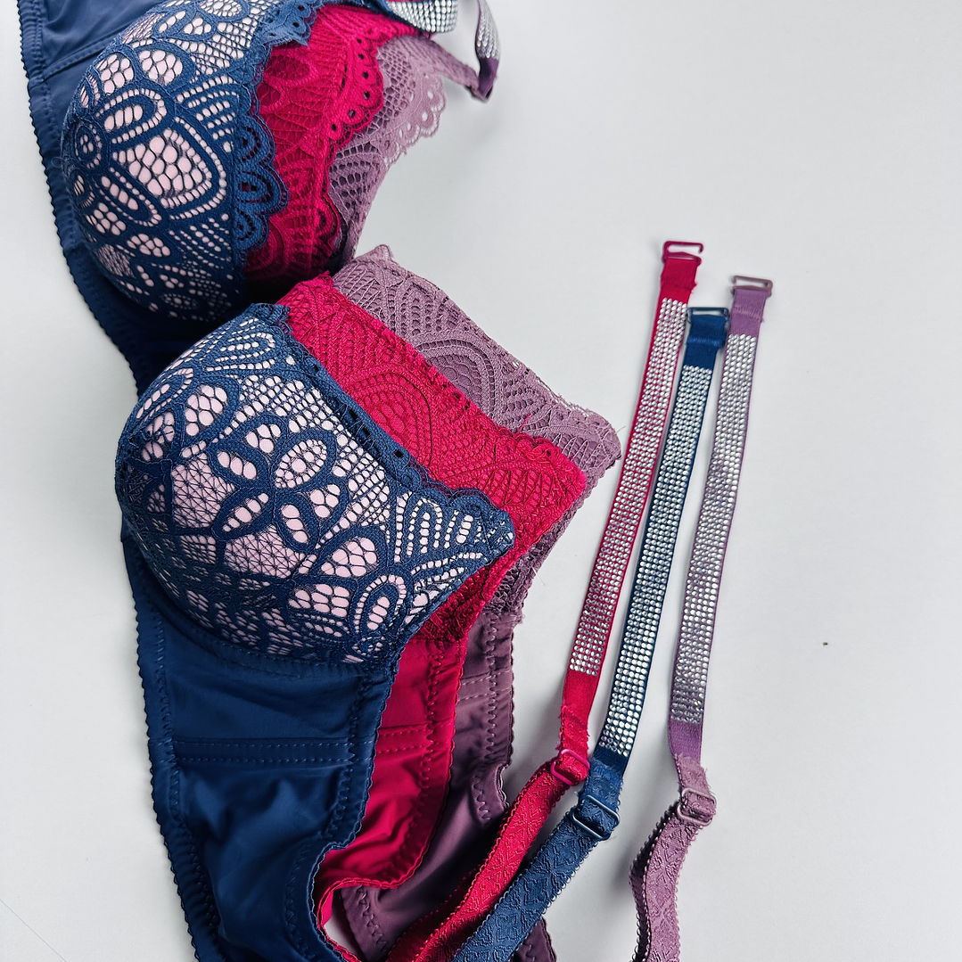 2 SOSTENES ENCAJE Y BRILLO COPA C #1137 6