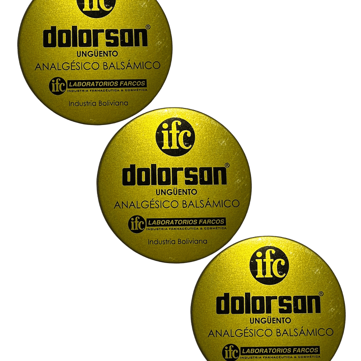 Dolorsan Ungüento Frotación Analgésica (Pack 3 latas) 3