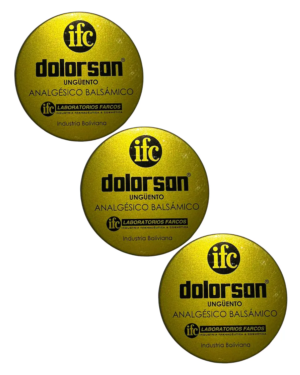 Dolorsan Ungüento Frotación Analgésica (Pack 3 latas) 3