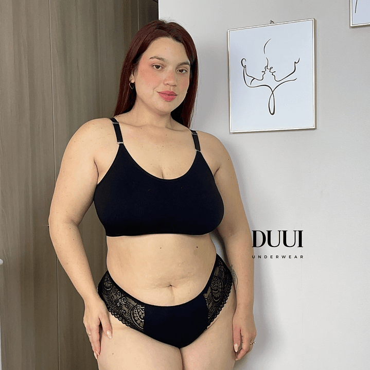 4 COLALES DE ALGODON ENCAJE  #728 8