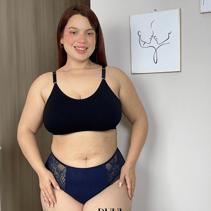 4 COLALES DE ALGODON ENCAJE  #728 11