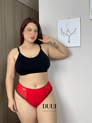 4 COLALES DE ALGODON ENCAJE  #728