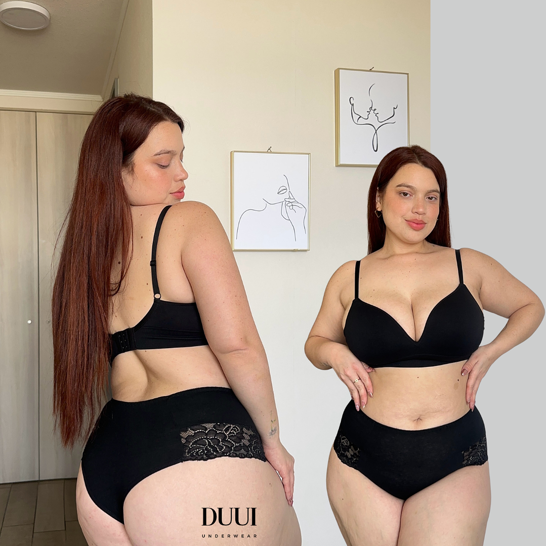 4 COLALESS DE ALGODON Y ENCAJE #214 1