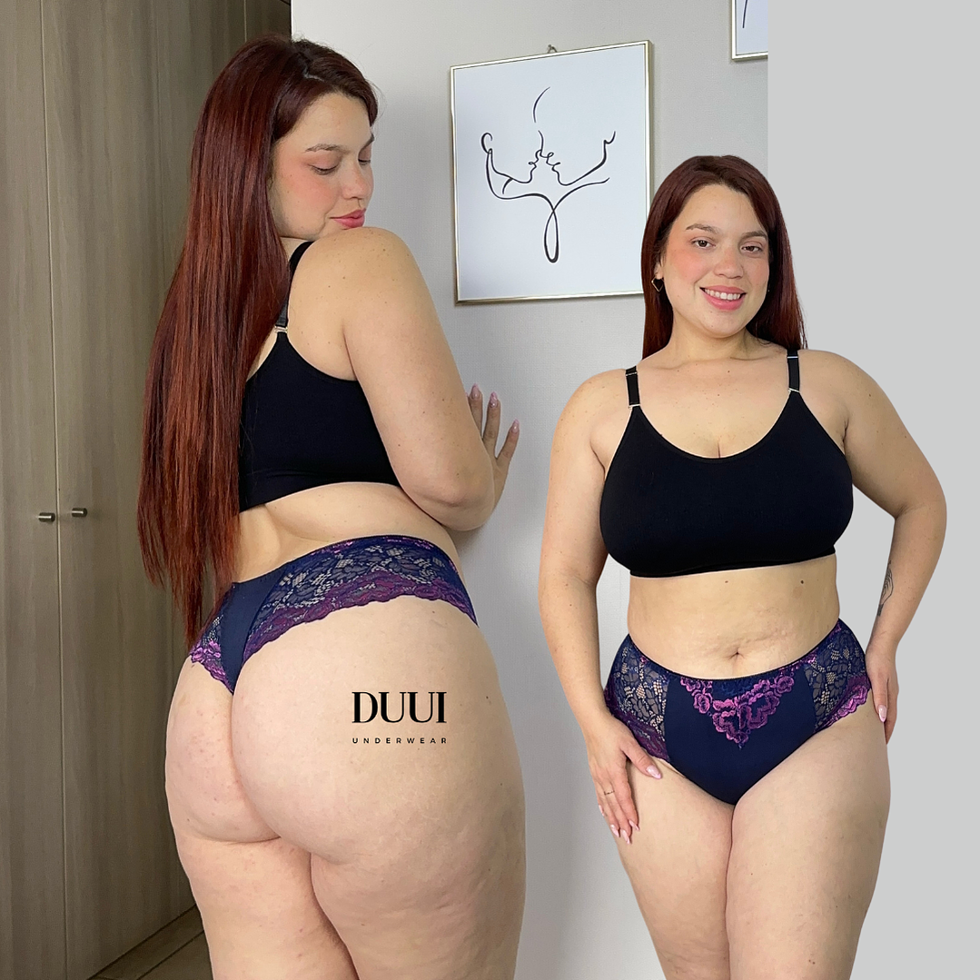 4 COLALESS DE ALGODON Y ENCAJE #323  1