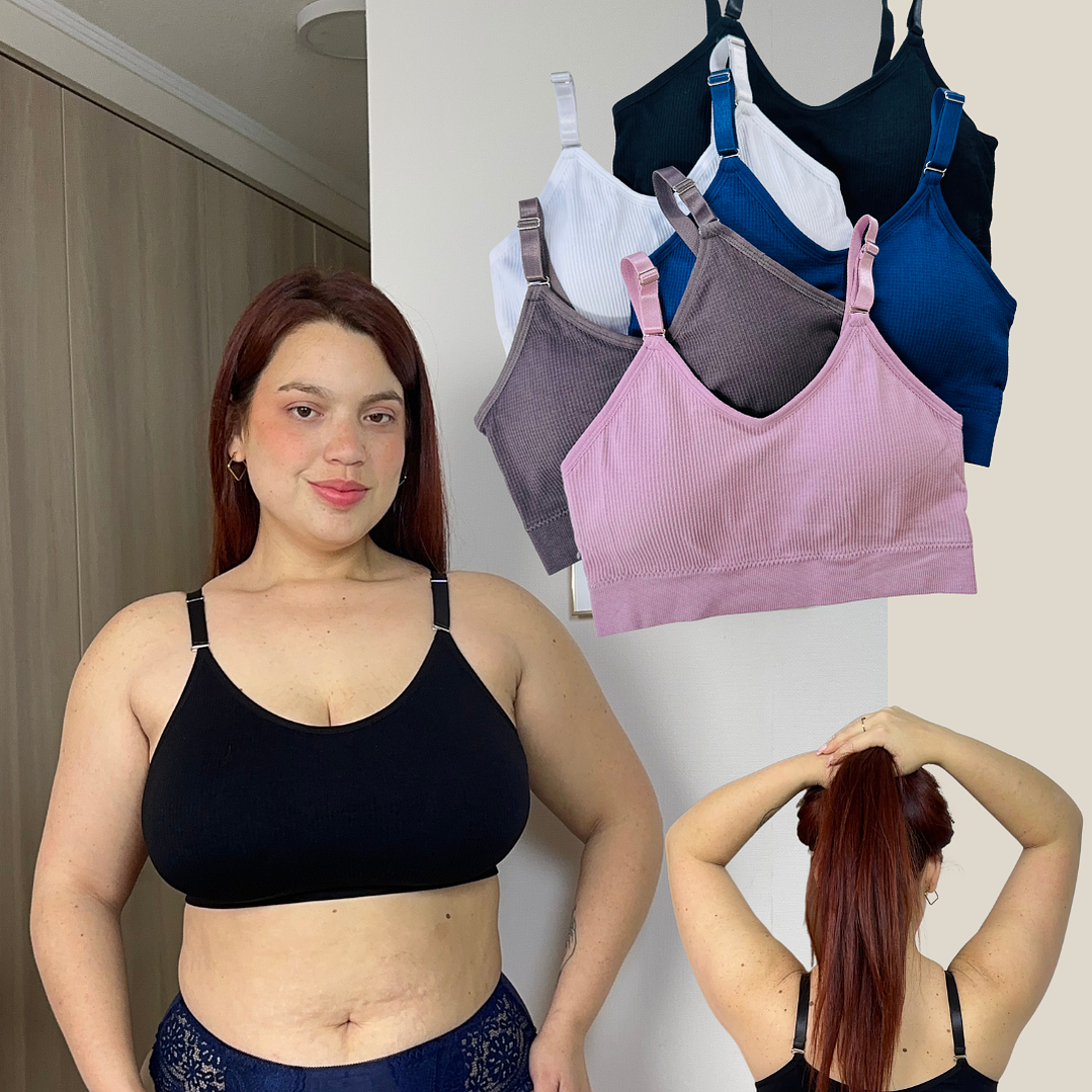 3 PETOS BASICOS ACANALADOS #2538 1