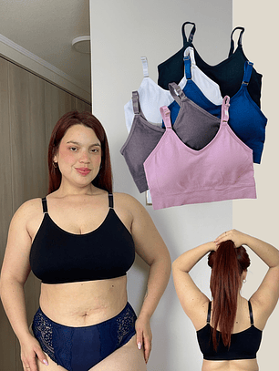 3 PETOS BASICOS ACANALADOS #2538