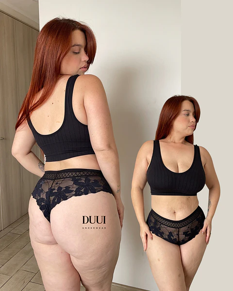 4 CALZON CULOTTE ENCAJE #1103