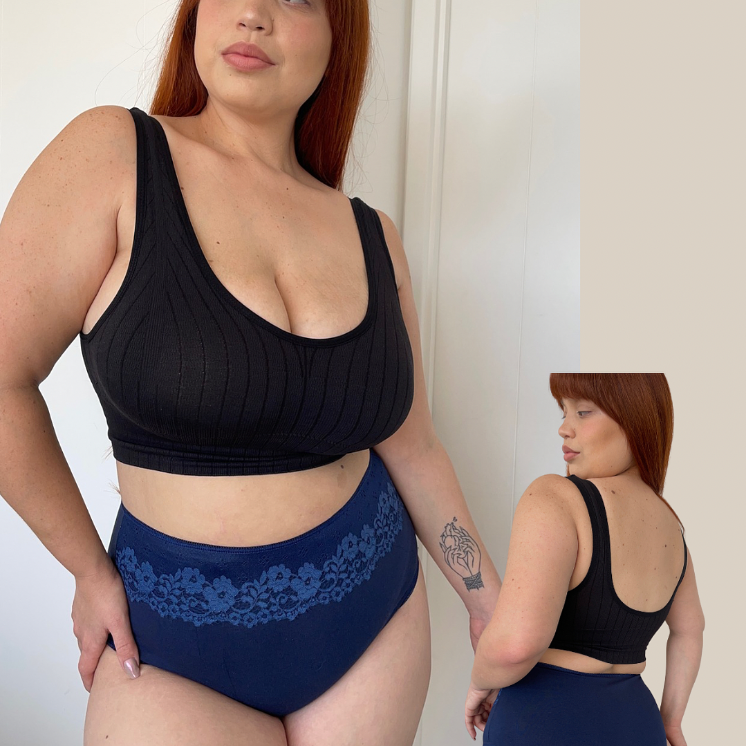 4 CALZON BIKINI  ALGODON  ENCAJE  #002 12