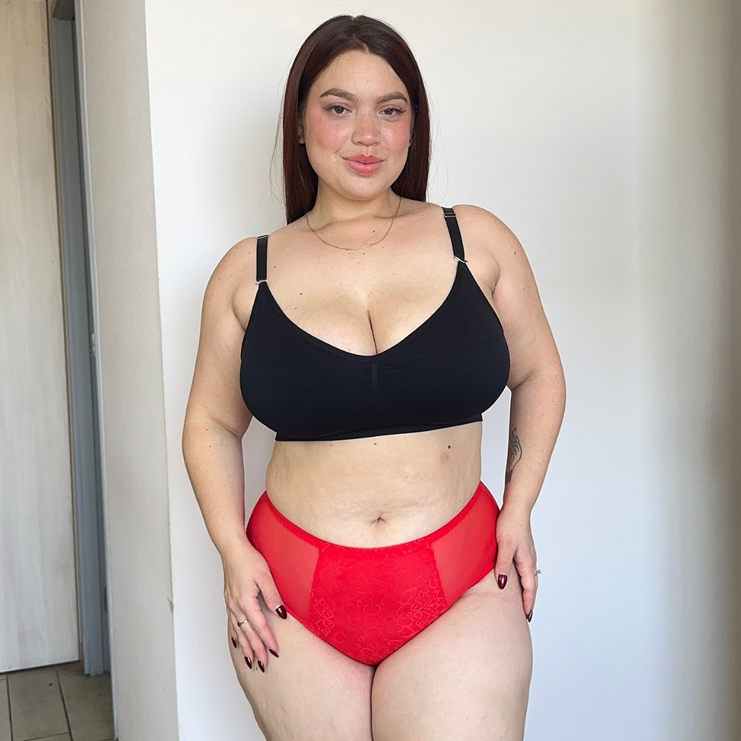 3 CALZONES  DE ALGODON Y ENCAJE #152 8