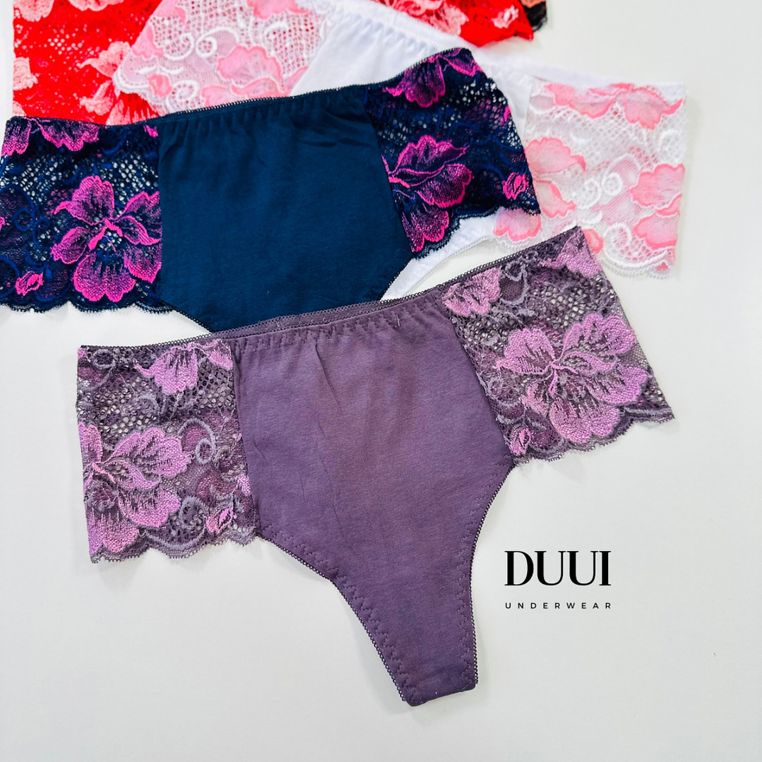 4 COLALESS DE ALGODON Y ENCAJE #727 2