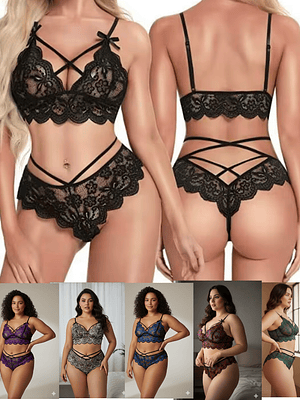 Set de lencería Encaje Sin Arco #445