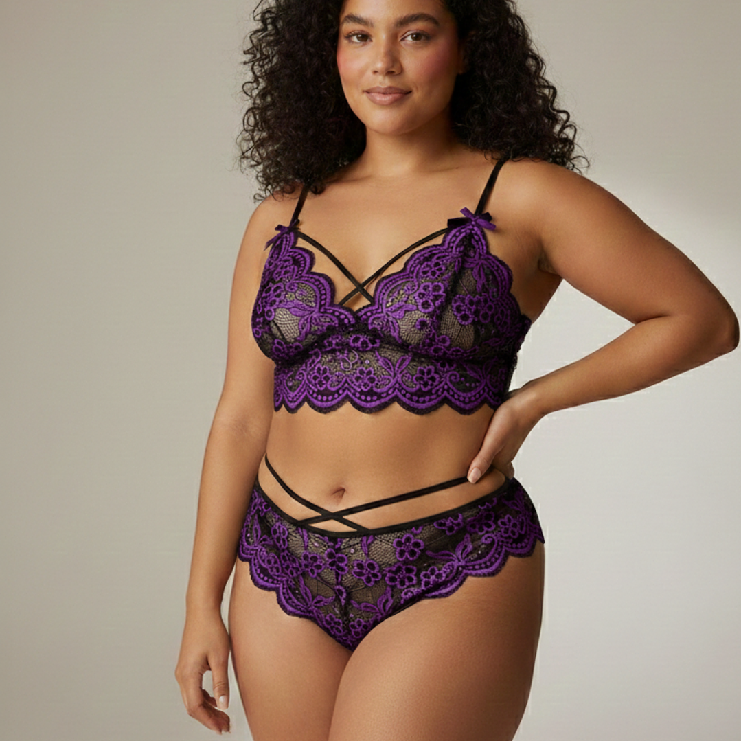 Set de lencería Encaje Sin Arco #445 4