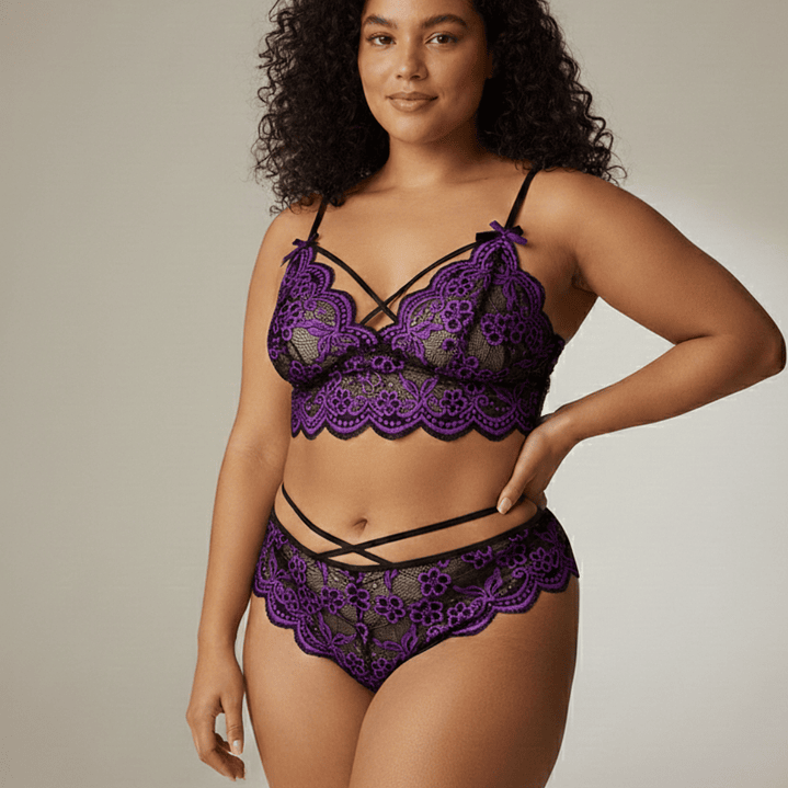 Set de lencería Encaje Sin Arco #445 4