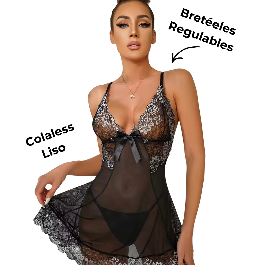 BABY DOLLS  DE ENCAJE SEXY #982 4