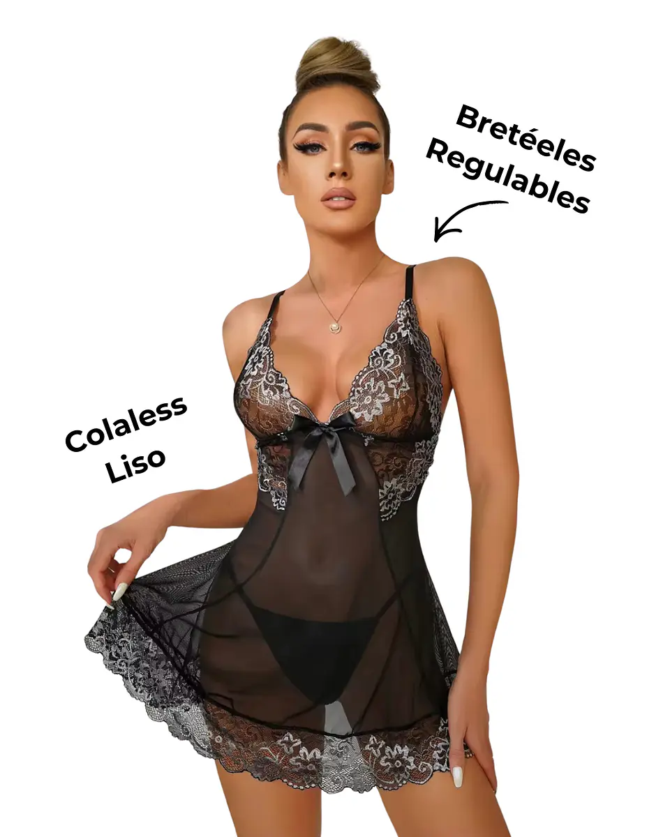 BABY DOLLS  DE ENCAJE SEXY #982 4