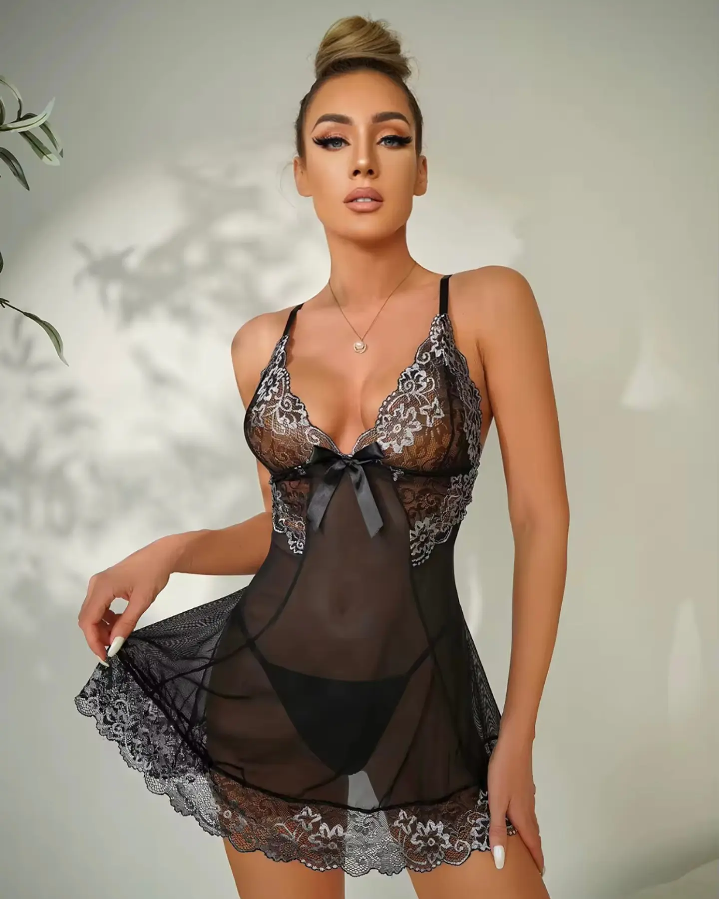 BABY DOLLS  DE ENCAJE SEXY #982 1