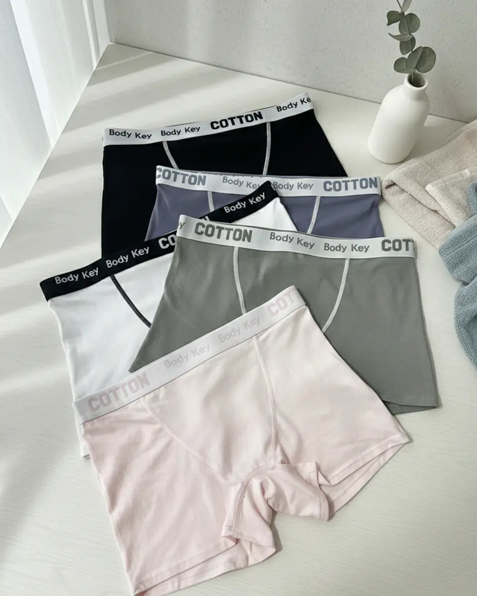 4 Pantaletas Bóxer Femeninos #743 1