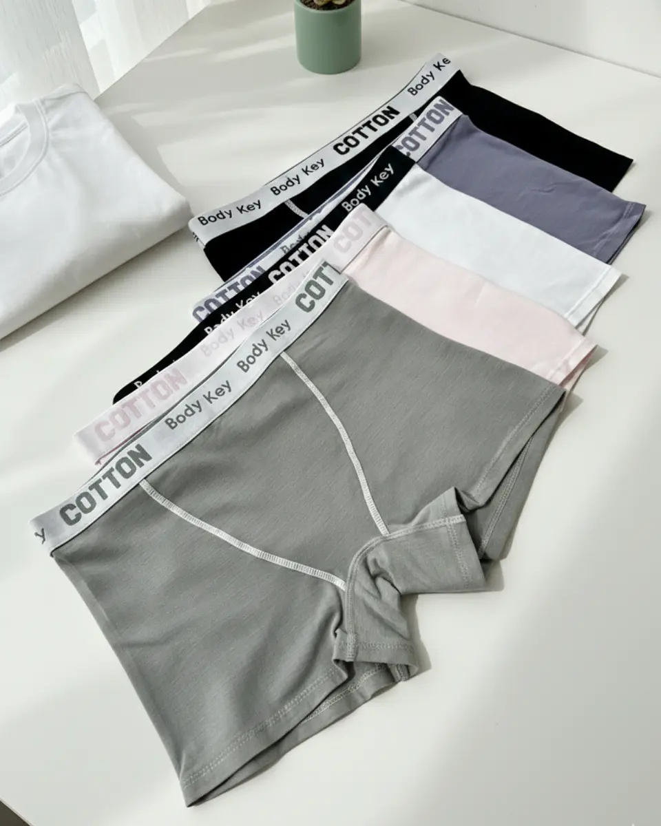4 Pantaletas Bóxer Femeninos #743 4