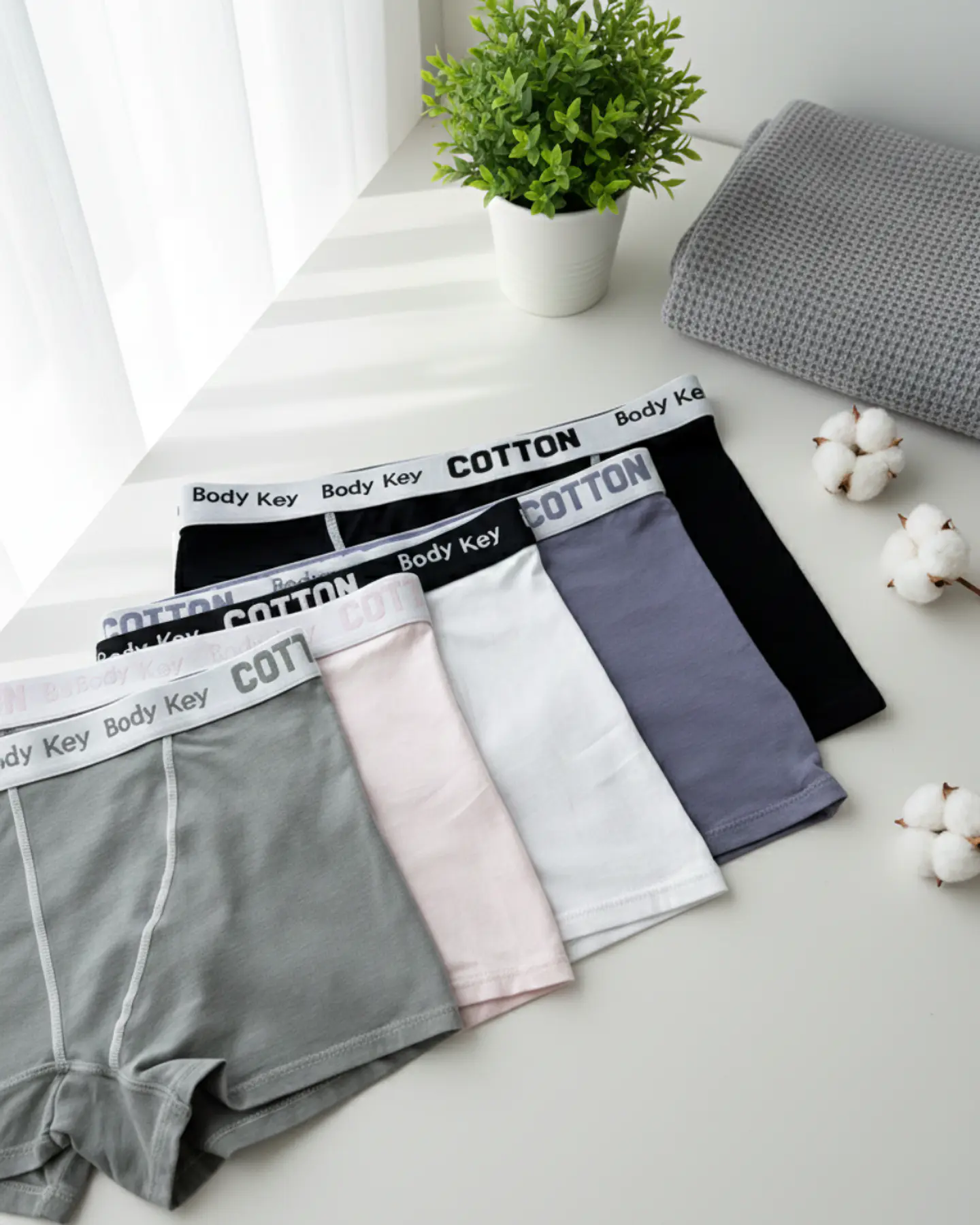4 Pantaletas Bóxer Femeninos #743 2
