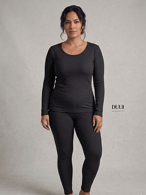 3 Camisetas cuello redondo  Térmicas acanaladas #34