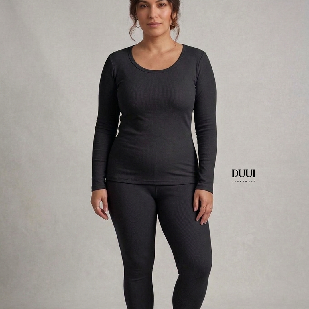 5 Camisetas cuello redondo Térmicas acanaladas #34 3