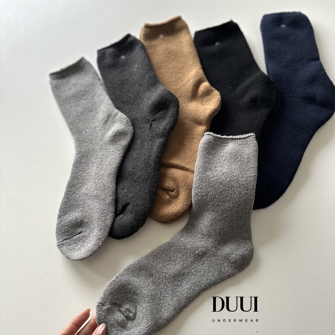 12 Pares de Calcetines SIN COSTURA Cachemira  Interior de Toalla Hombre #41 1