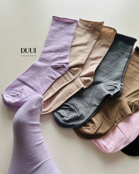 12 Pares Calcetines de Bambú  Sin Costura Mujer  Diabético #45