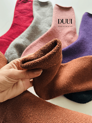 12 Pares Calcetines Cachemira sin costura Interior de Toalla  Mujer #46