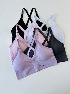 3 PETOS DE MICROFIBRA EXPANDIBLE CRUZADO #395